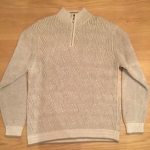 Tommy Bahama grey swirl knit pullover